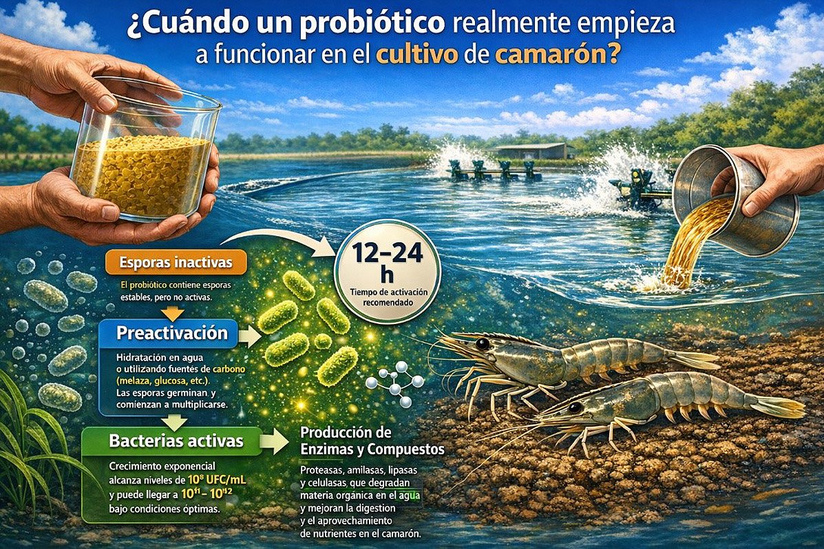 Probióticos en cultivos de camaron